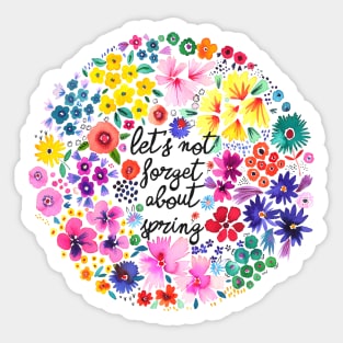 Let's not forget about Spring Sticker